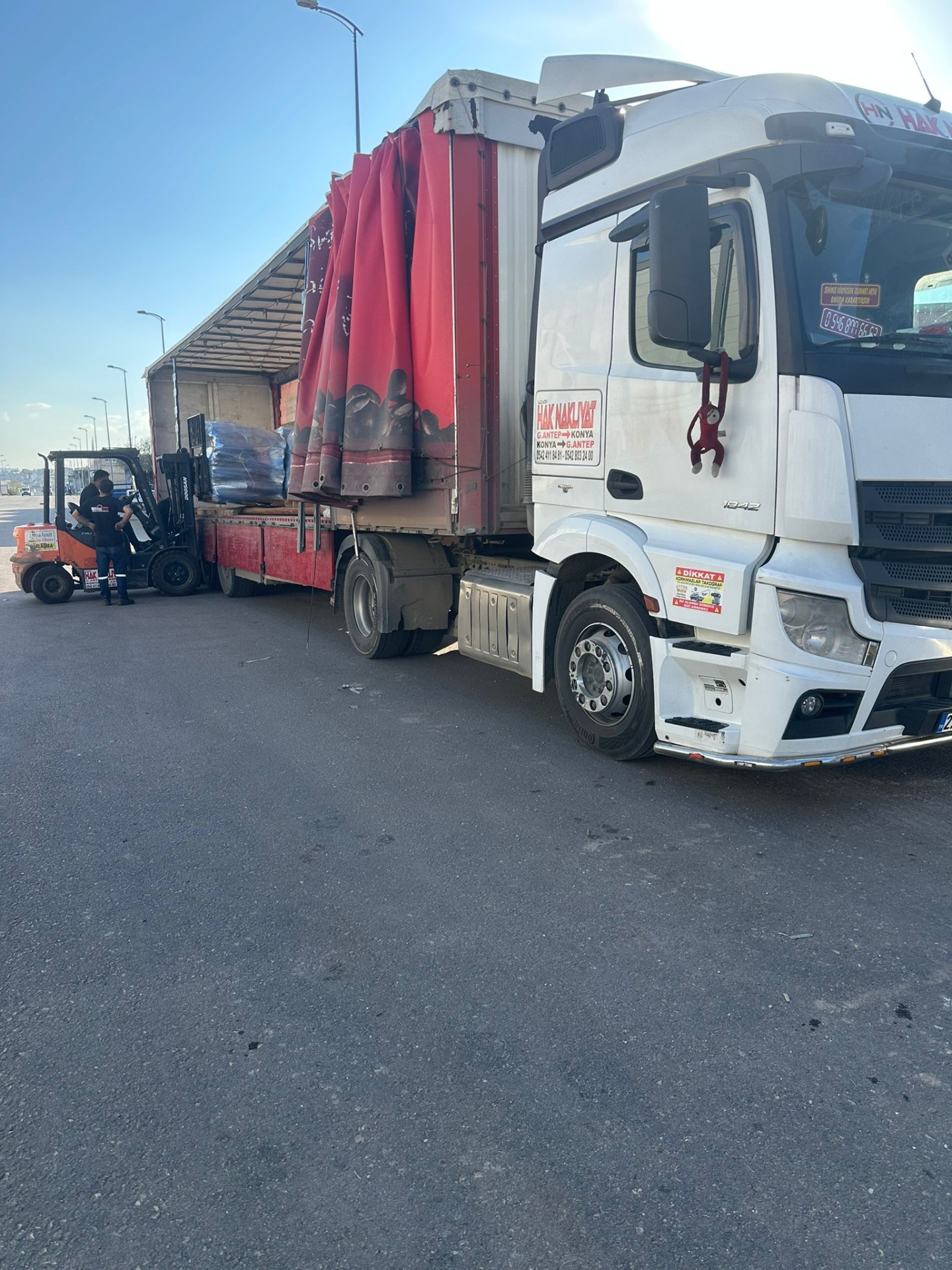 Konya Gaziantep nakliyat parsiyel parca palet